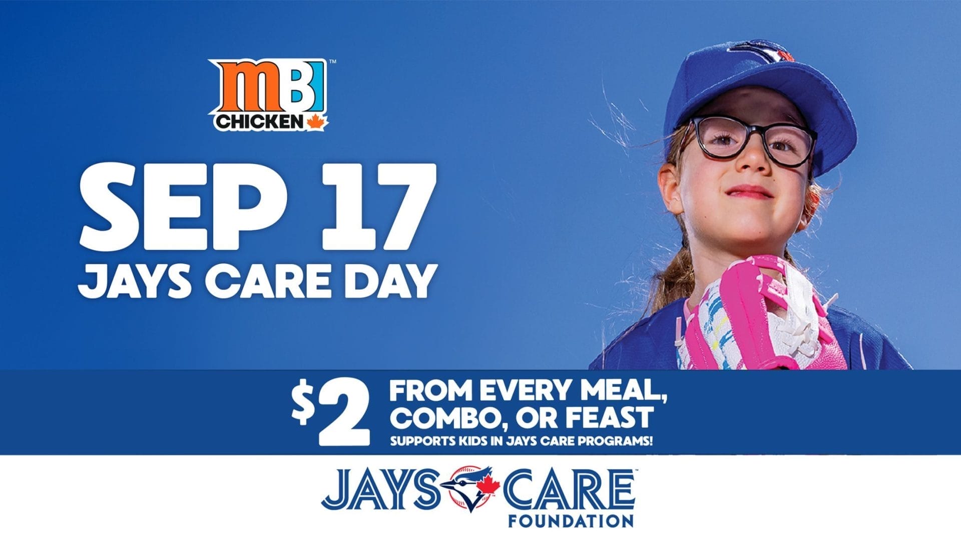 Celebrate Jays Care Day at Mary Brown's