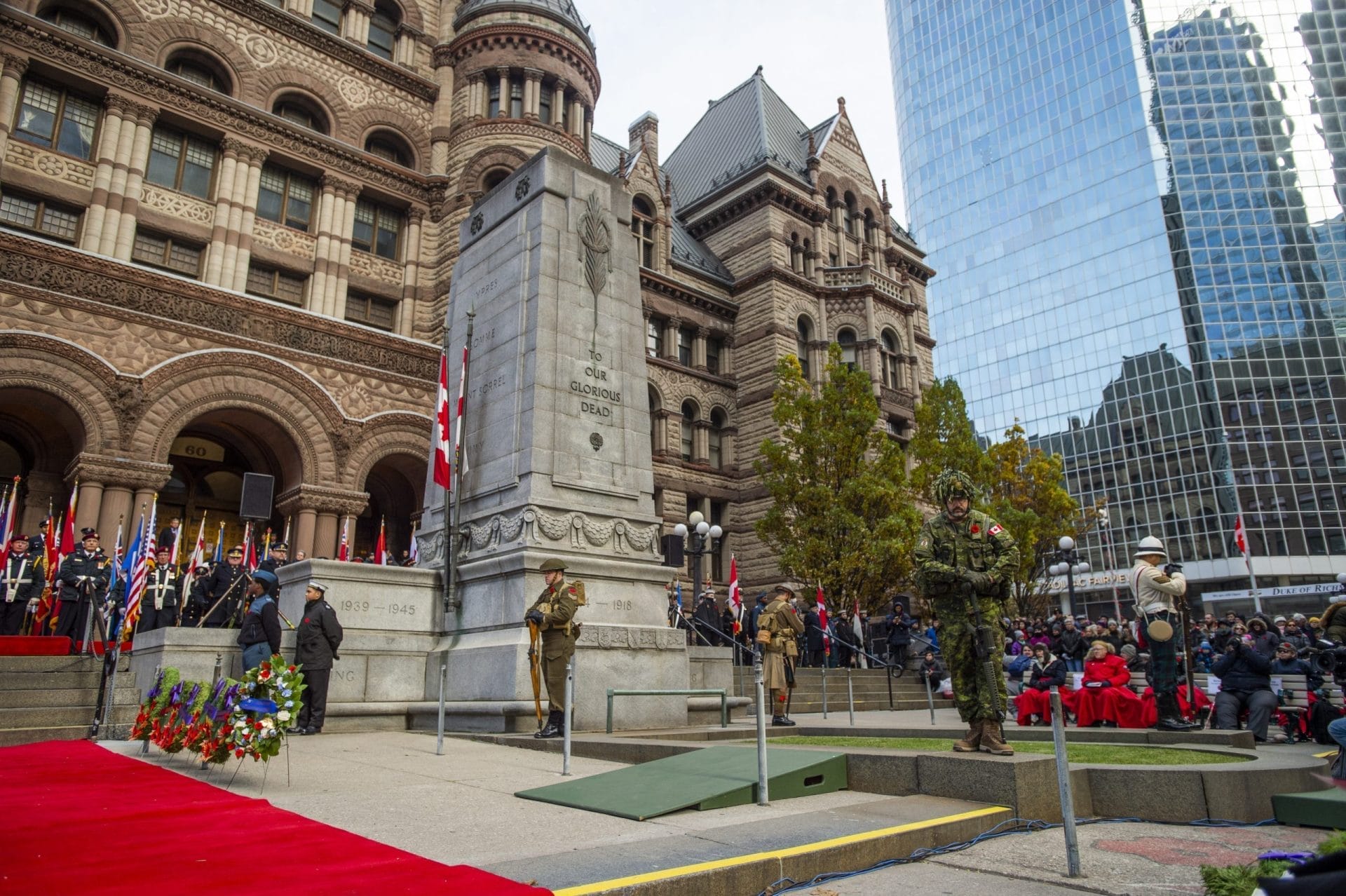 Old City Hall (Queen & Bay) Remembrance day