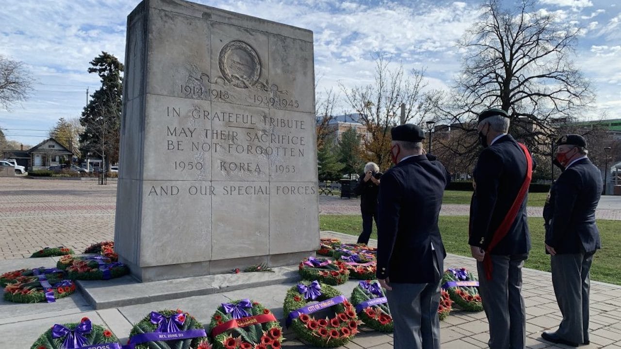 Etobicoke Civic Centre (399 The West Mall) Remembrance Day, Remembrance Day Services Toronto 2025