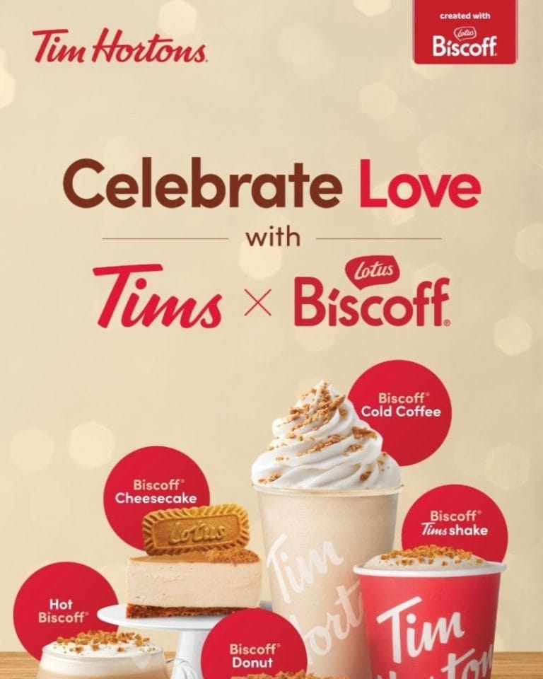 Tim Hortons taps Lotus Biscoff for bold holiday menu rollout