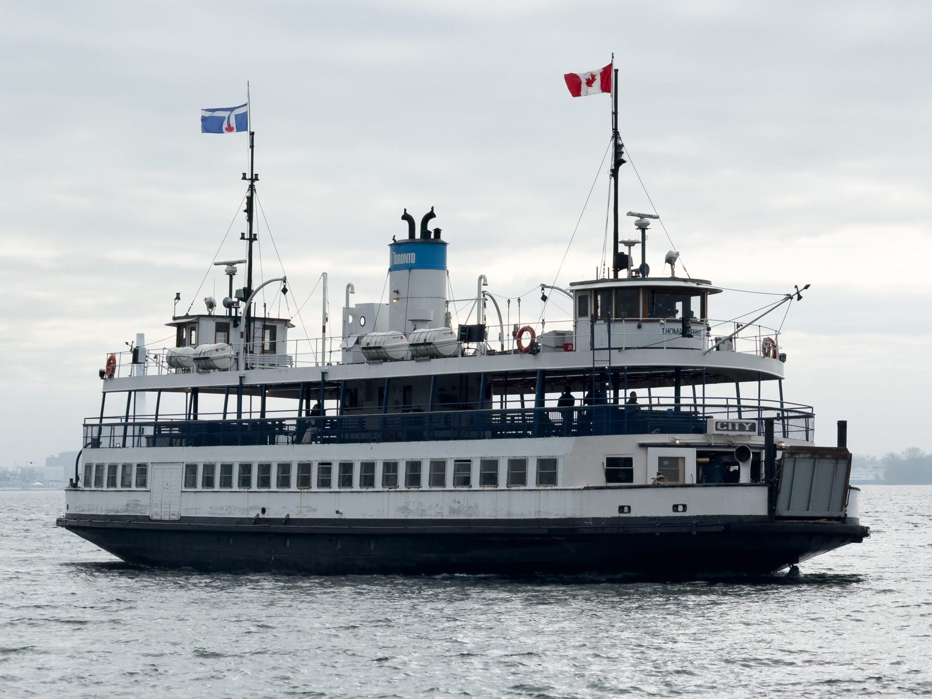 Morning ferry to Toronto