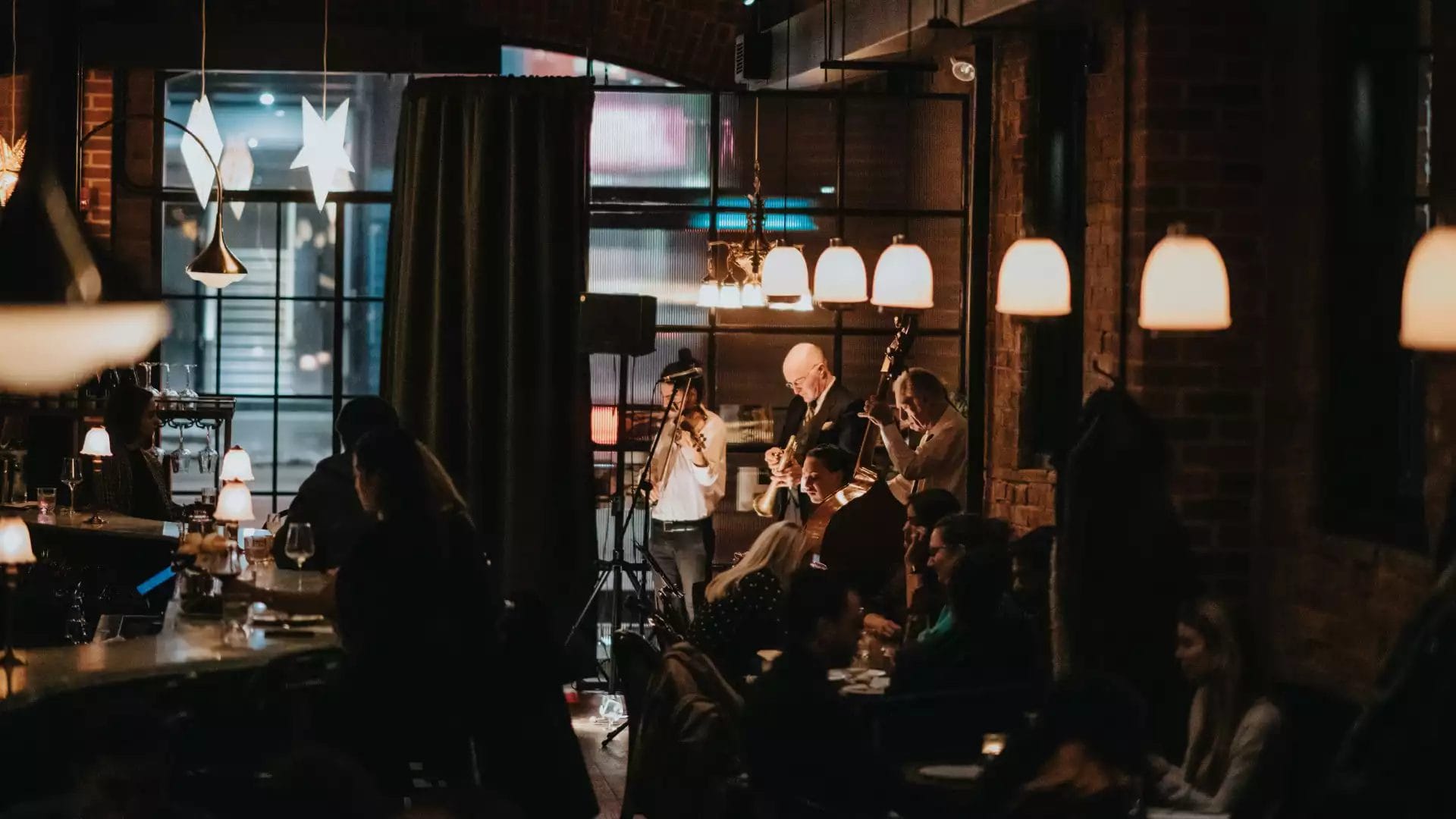 Live music performance at indoor venue in Toronto