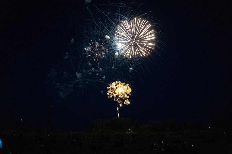 Victoria Day fireworks at Ashbridges Bay Toronto