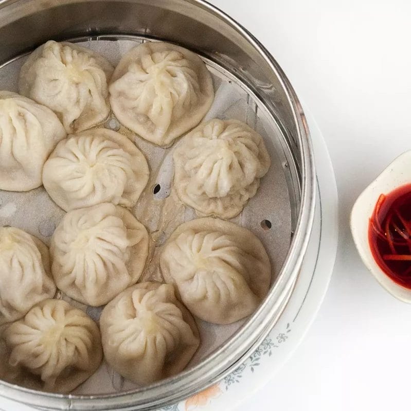 handmade dumplings from Momo Mojo’s Nepali and Hakka menu.