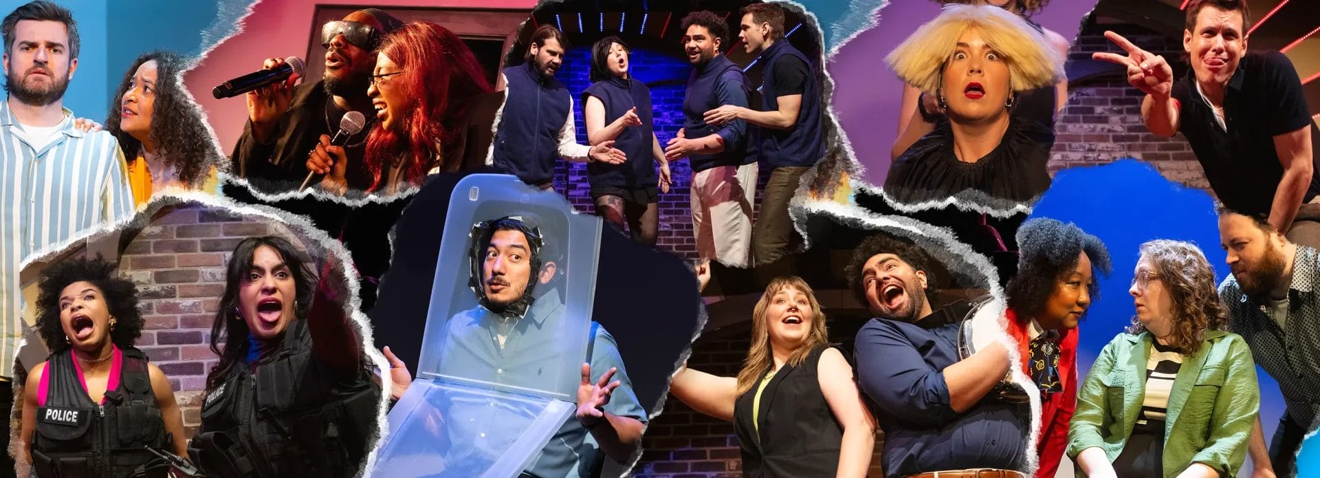 Comedy performers on stage at The Second City Toronto comedy show