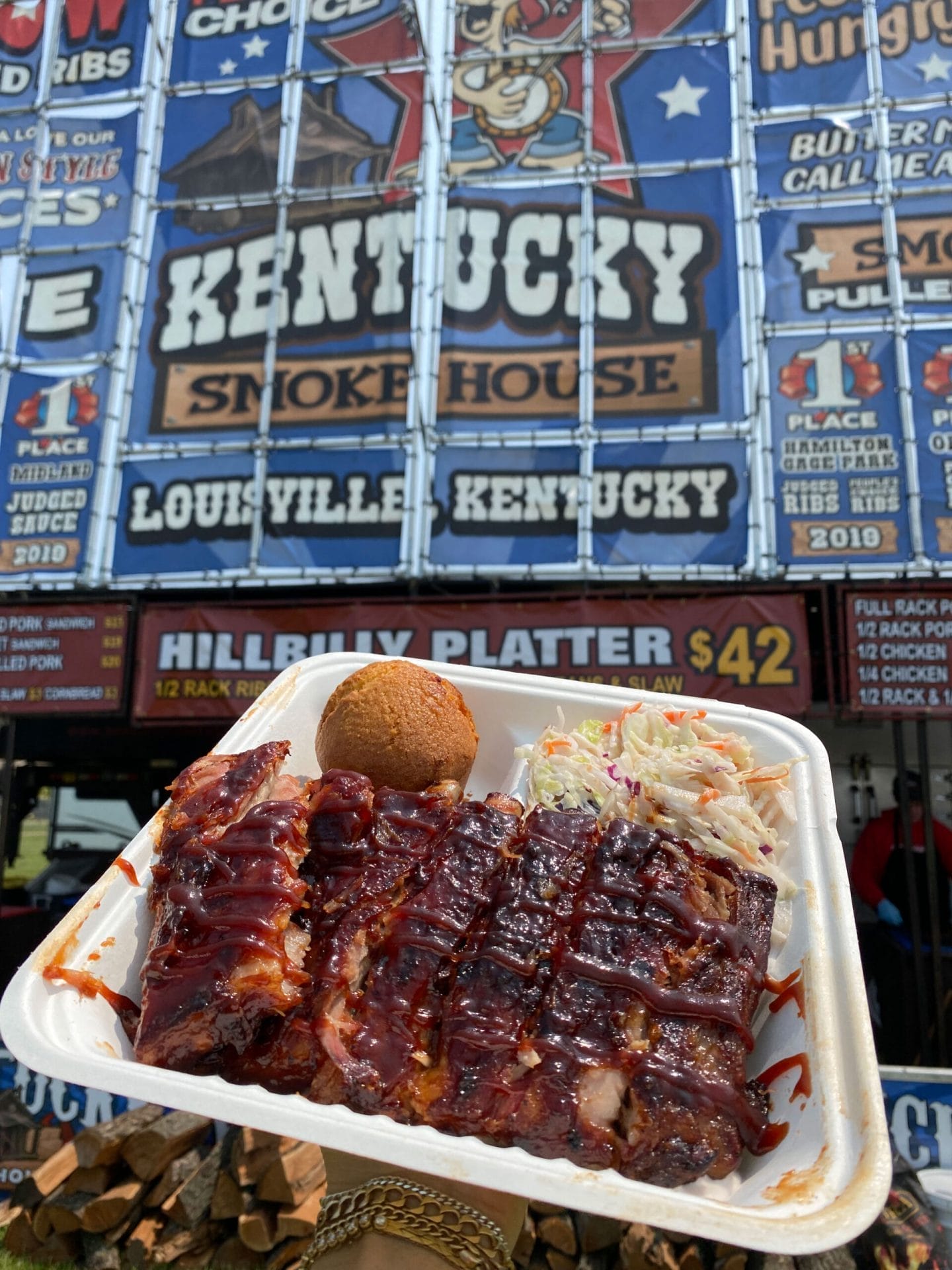 BBQ ribs and festival food at Toronto Beaches Rib & Beer Fest