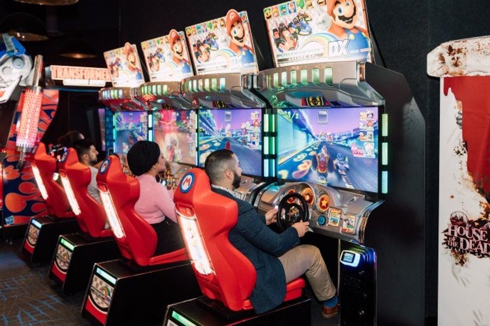 The Rec Room gun date spot experience in Toronto.