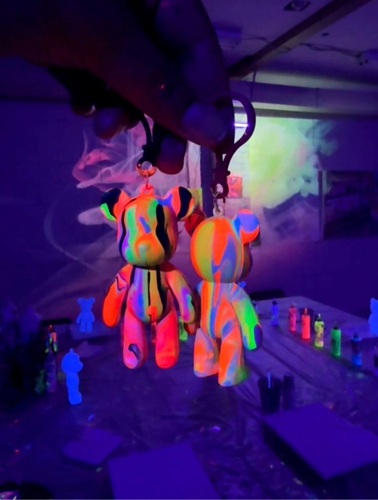 Fluid Bear painting