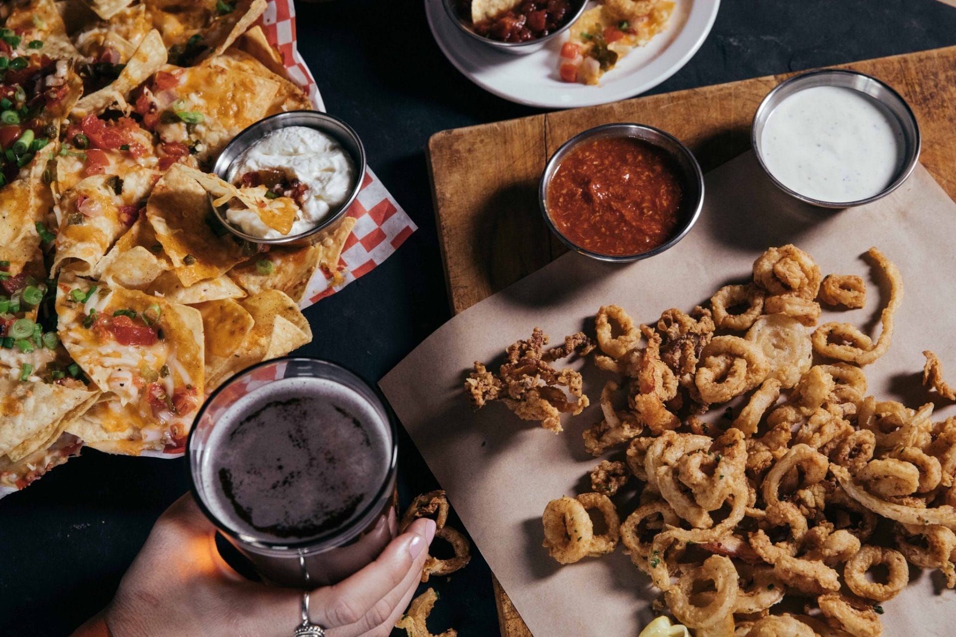 Variety of food from Jack Astor's