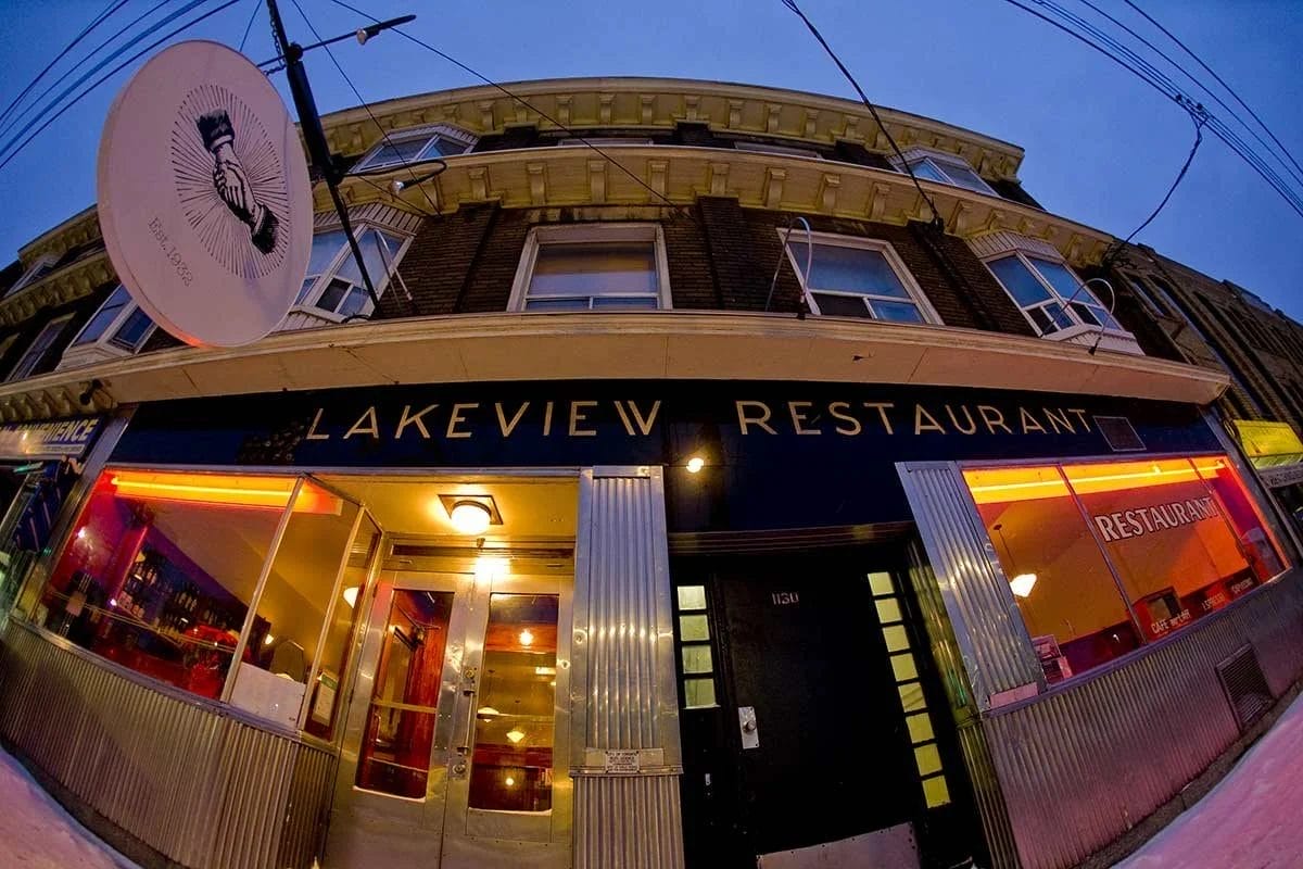 setting of late night food spot at Lakeview Restaurant
