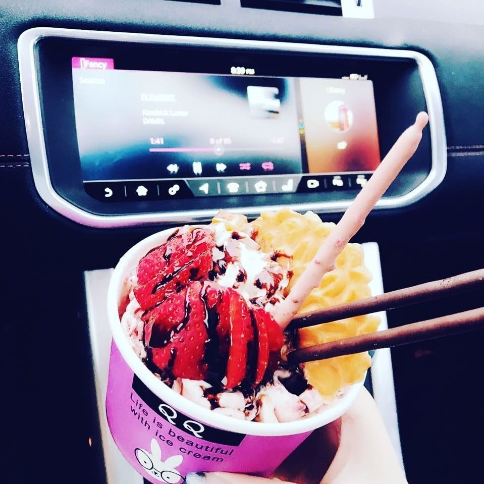 Ice cream spot in Toronto called QQ Thai Ice Cream