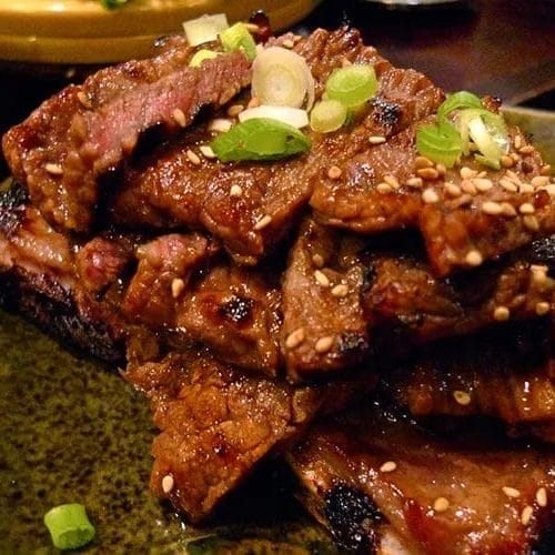 Gopchang on table
