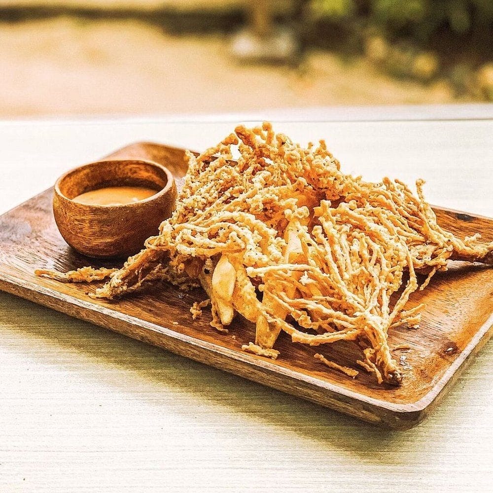 ENOKI MUSHROOM W/FIRES 