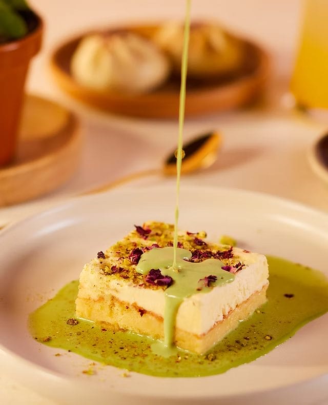 Heavenly Desserts is a trendy dessert lounge known for croffles, waffles, cookie dough, and loaded milkshakes, with a late-night menu that stays busy in the summer.