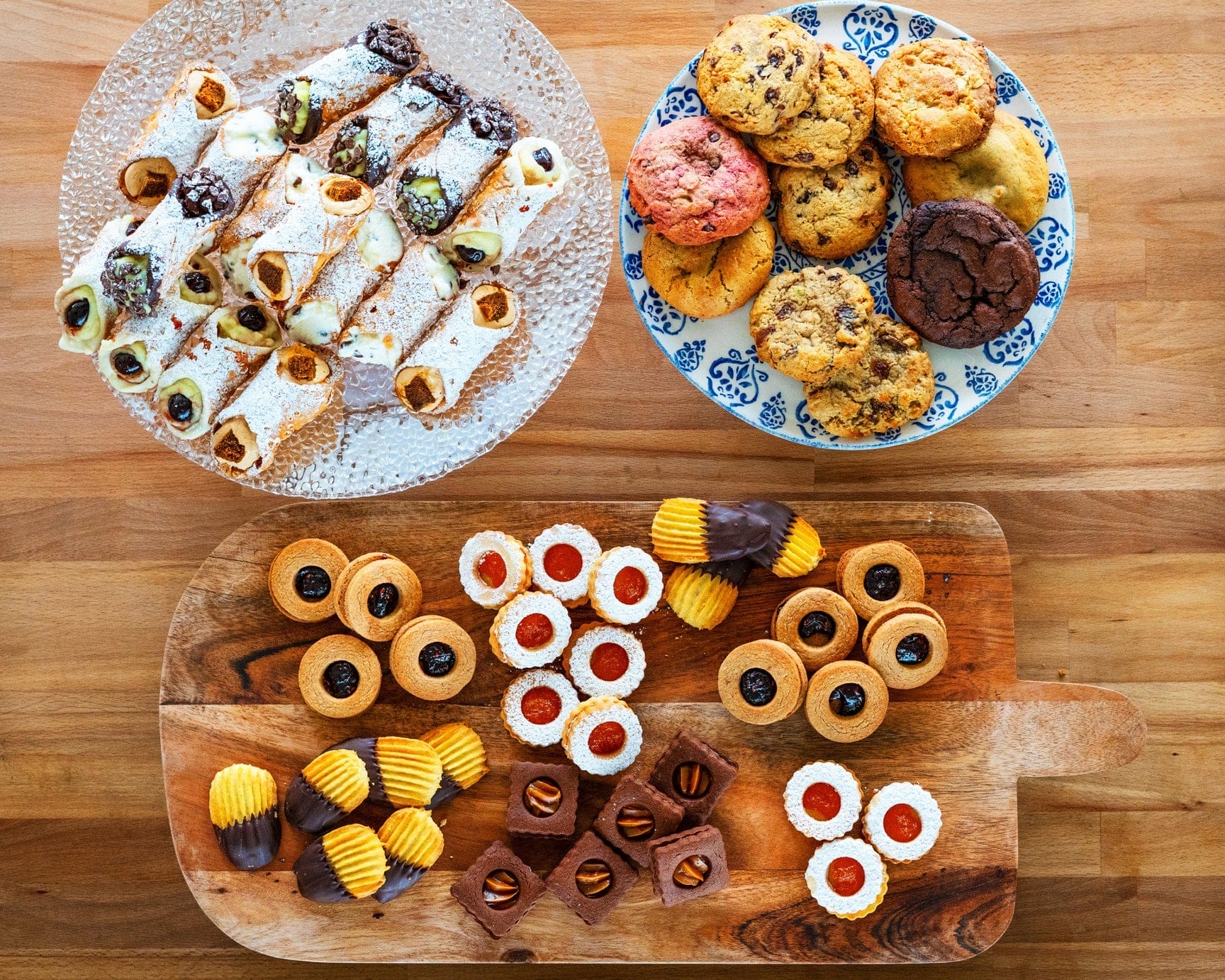 Italian pastries, cookies, and cannoli assortment from hidden gem Sweet Cultura Bakery in Toronto